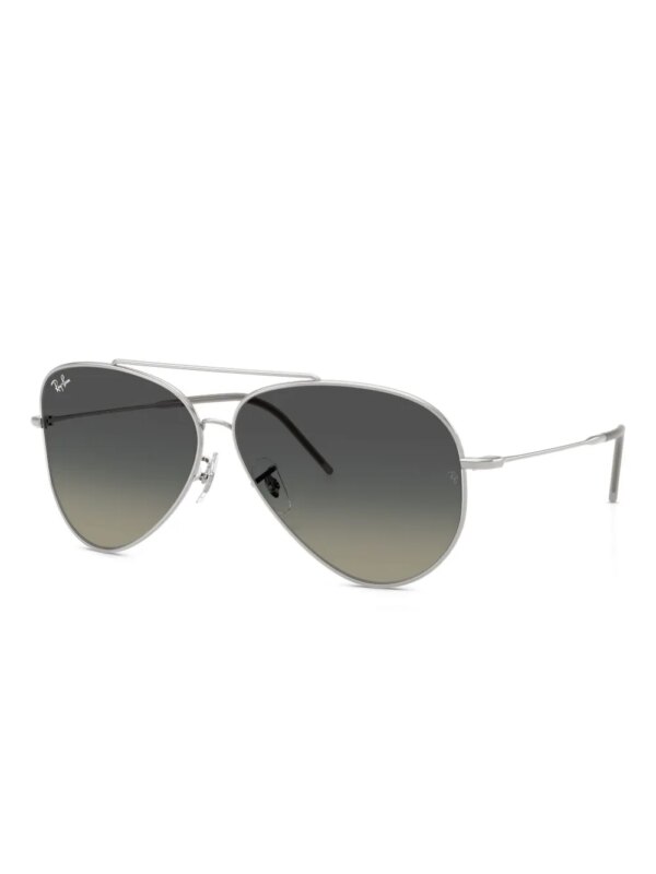 Ray-Ban Zonnebril met piloten montuur - Zwart