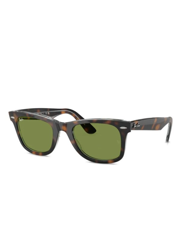 Ray-Ban Zonnebril met wayfer montuur - Groen