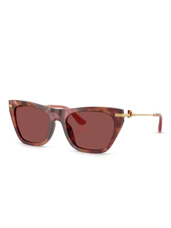 Dolce & Gabbana Eyewear Zonnebril met cat-eye montuur - Goud