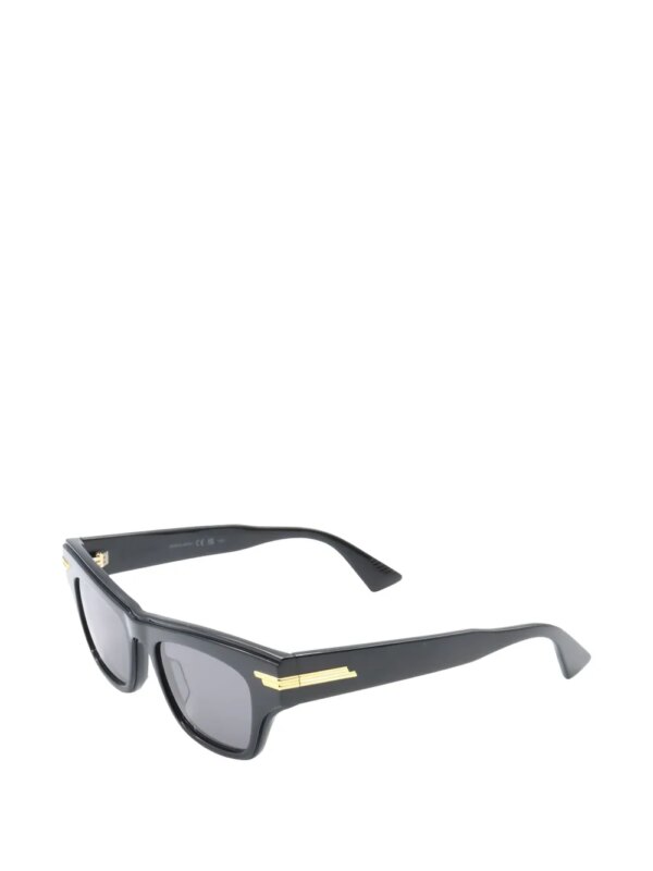 Bottega Veneta Pre-Owned 2020s Browline zonnebril - Zwart