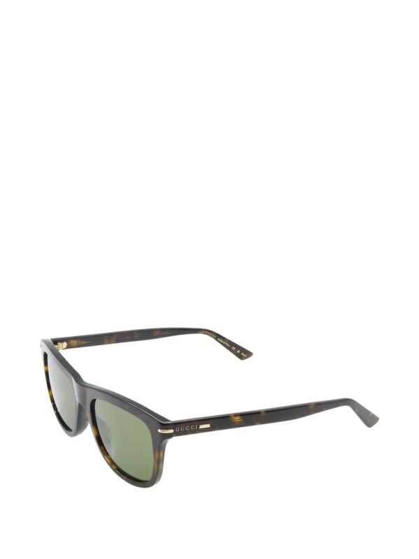 Gucci Pre-Owned 2020s zonnebril met vierkant montuur - Bruin