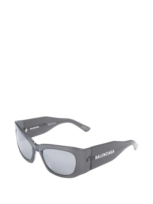 Balenciaga Pre-Owned 2020s zonnebril met logo - Zwart