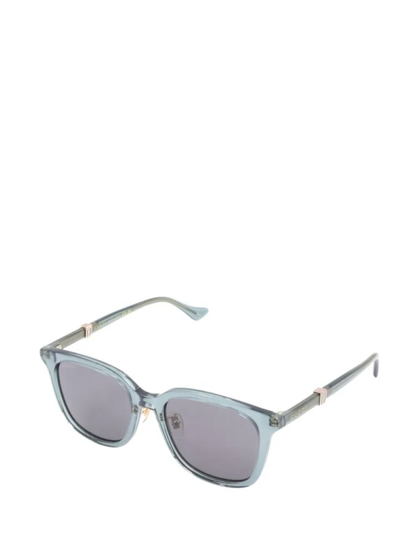 Gucci Pre-Owned 2020s zonnebril met vierkant montuur - Groen
