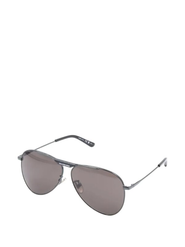 Balenciaga Pre-Owned 2020s Browline zonnebril - Zwart