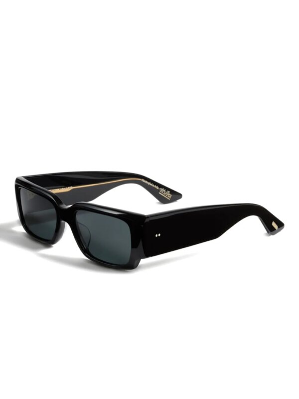 KHAITE x Oliver Peoples 1995C zonnebril met rechthoekig montuur - Zwart