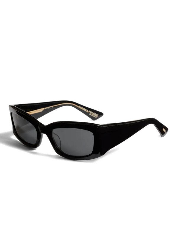 KHAITE x Oliver Peoples 1993C zonnebril met rechthoekig montuur - Zwart
