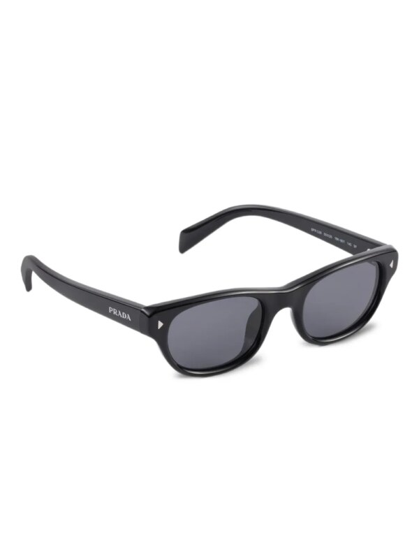 Prada Eyewear Zonnebril met rivetdetail - Zwart