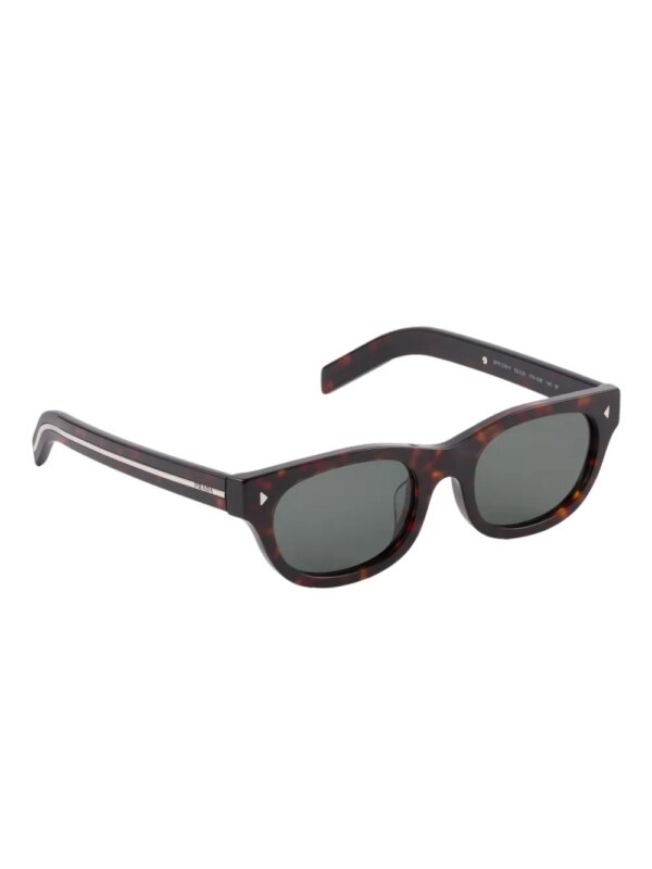 Prada Eyewear Zonnebril met ovalen montuur - Bruin