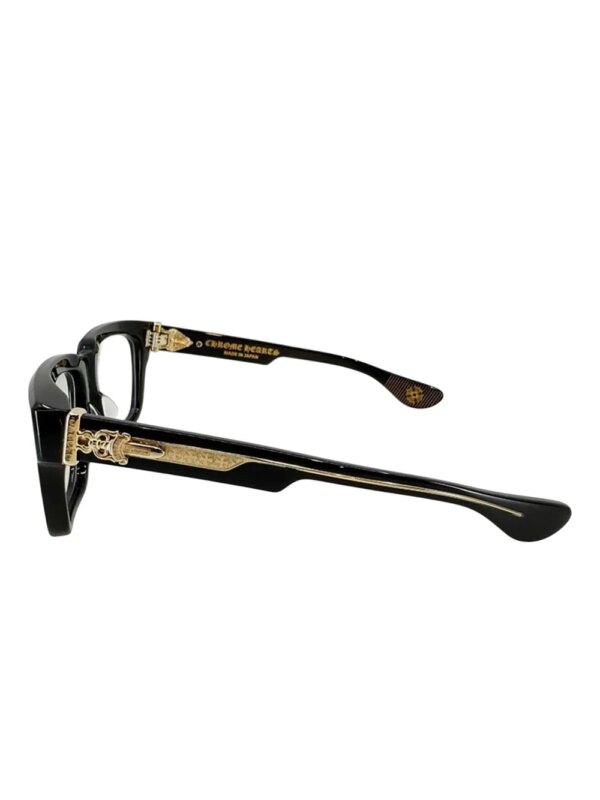 Chrome Hearts Box Officer zonnebril - Zwart