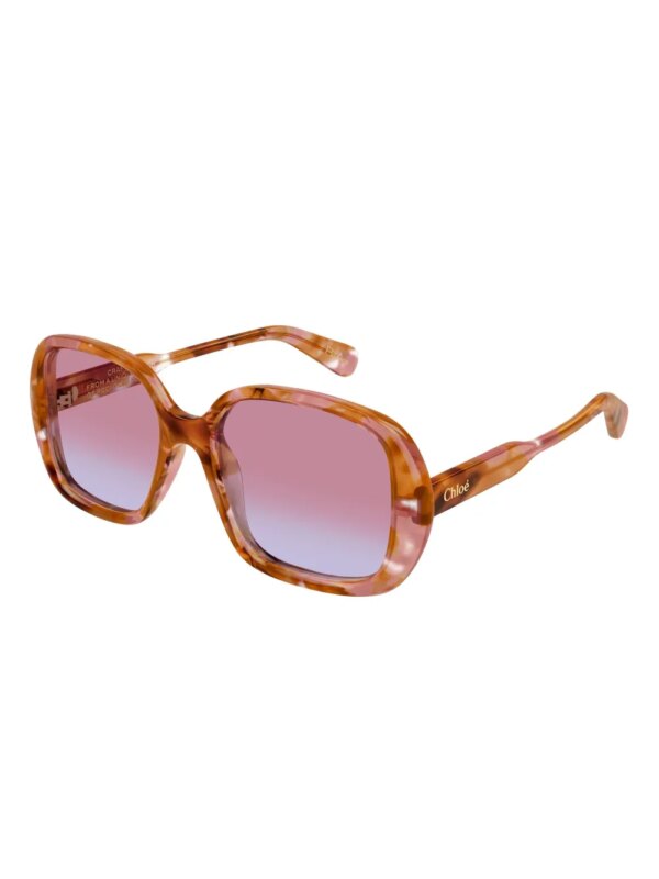 Chloé Eyewear CH0222S geometrische zonnebril - Bruin
