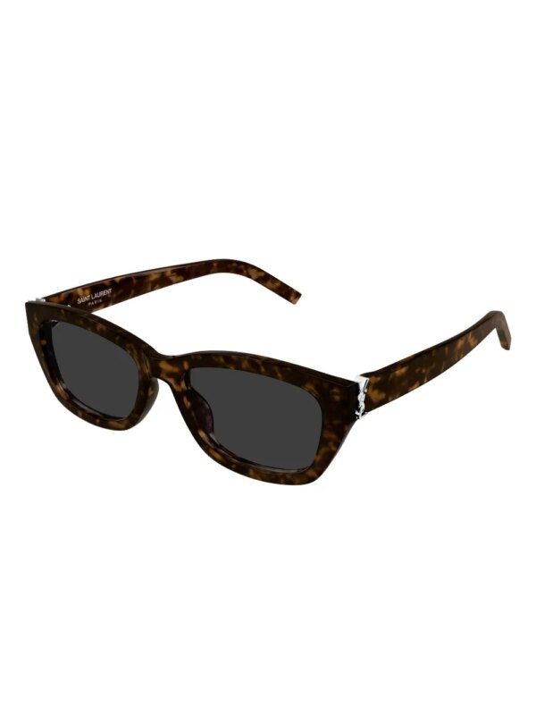 Saint Laurent Eyewear Zonnebril met cat-eye montuur - Bruin