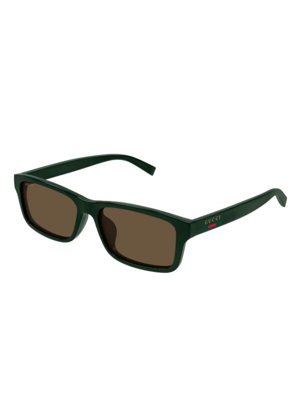 Gucci Eyewear GG1986SA zonnebril met rechthoekig montuur - Groen