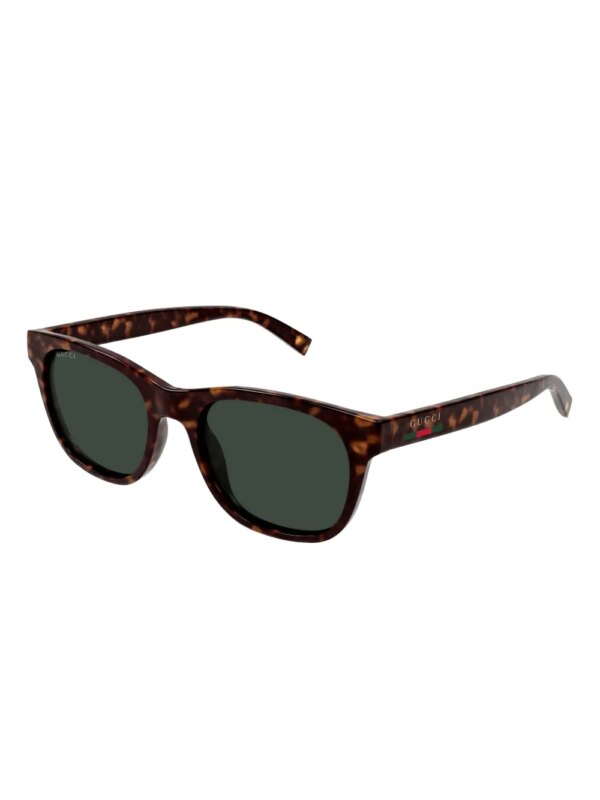 Gucci Eyewear GG1985S zonnebril met montuur met brug - Bruin