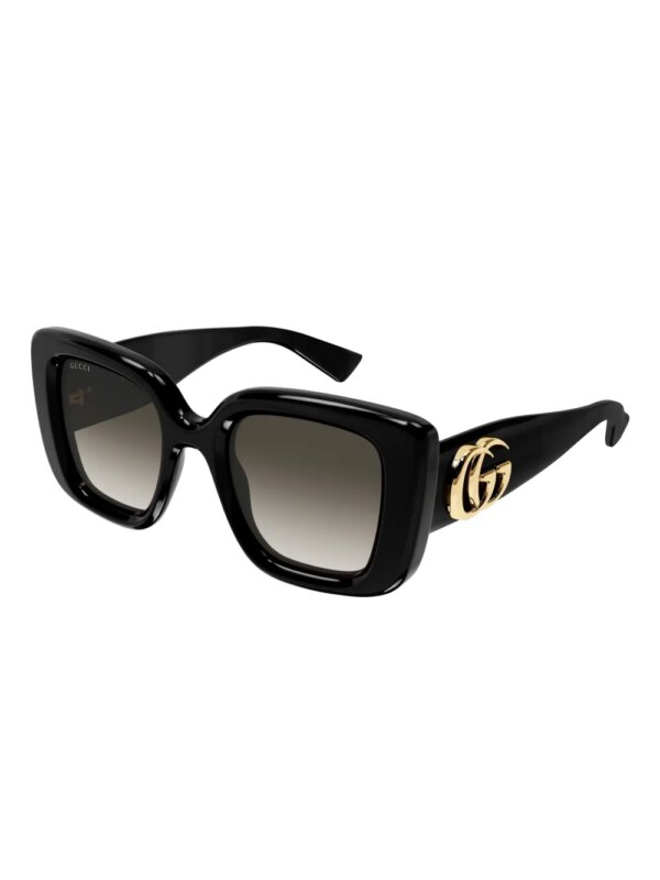 Gucci Eyewear GG1975S zonnebril met geometrisch montuur - Zwart