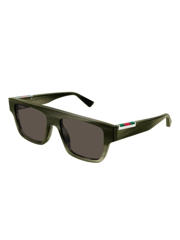 Gucci Eyewear GG1960S zonnebril met vierkant montuur - Groen