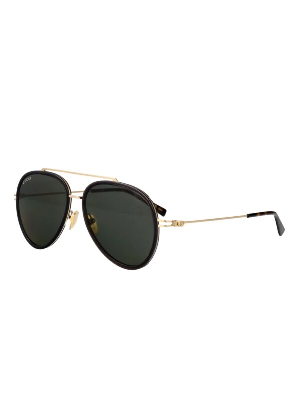 Gucci Eyewear GG1981S zonnebril met piloten montuur - Zwart