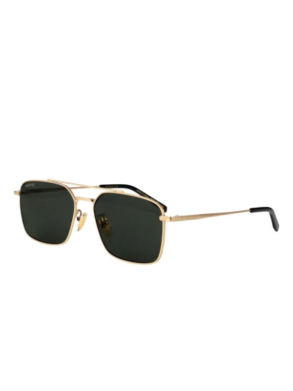 Gucci Eyewear GG1957SA metalen zonnebril - Goud