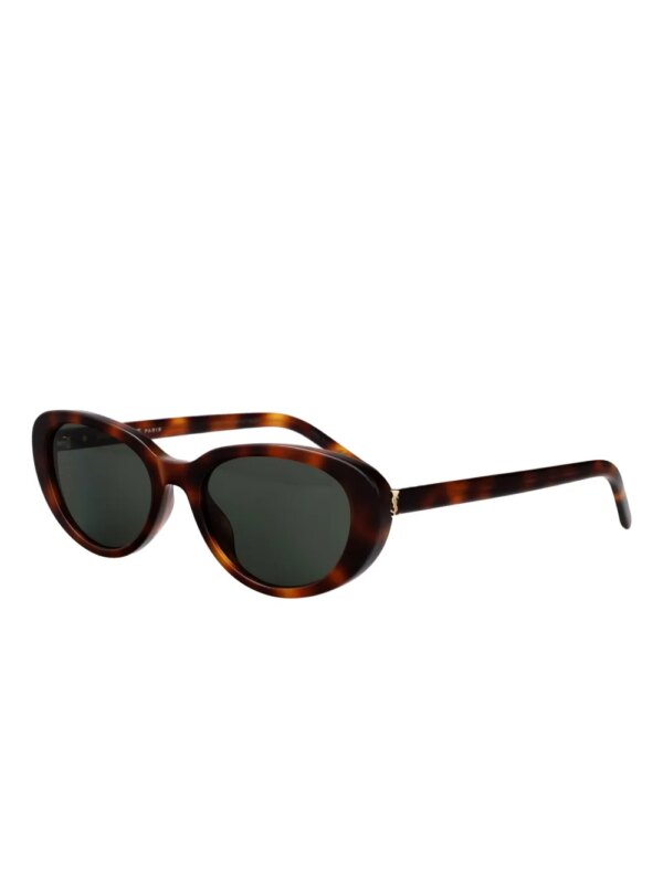 Saint Laurent Eyewear Zonnebril met cat-eye montuur - Bruin
