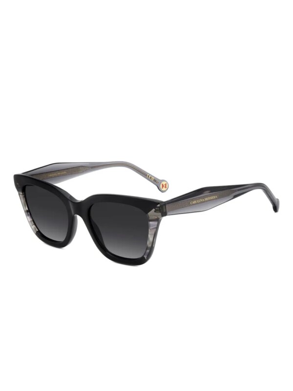 Carolina Herrera Zonnebril met cat-eye montuur - Zwart