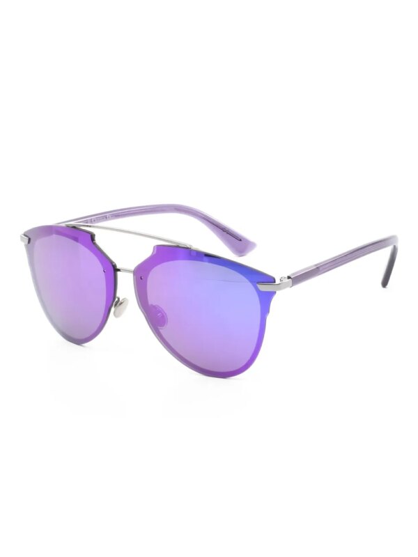Christian Dior Pre-Owned 2020s Reflected P zonnebril - Paars