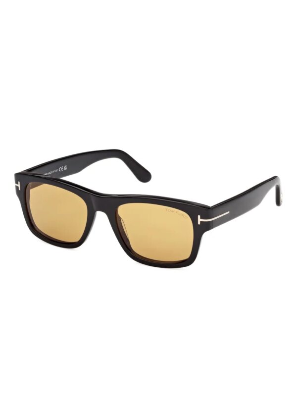 TOM FORD Eyewear Zonnebril met vierkant montuur - Zwart