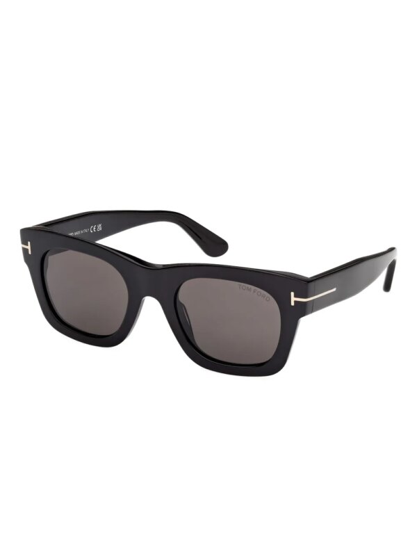 TOM FORD Eyewear Zonnebril met vierkant montuur - Zwart