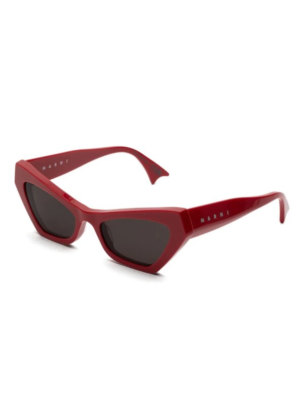 Marni Eyewear Zelaryth zonnebril met cat-eye montuur - Rood