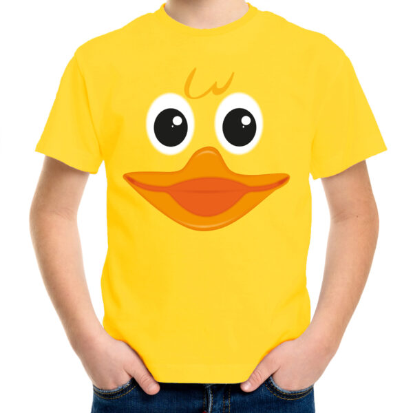 BD Verkleed T-shirt voor jongens/meisjes - badeendje - geel - Carnaval