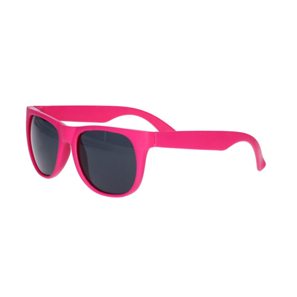 Party zonnebril - fuchsia roze - kunststof - UV400 - verkleedbril voor volwassenen