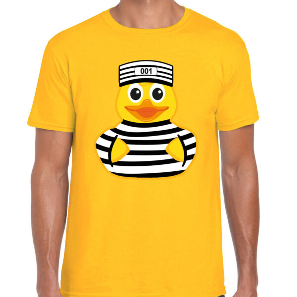 BD Verkleed T-shirt heren - badeend boef - foute party/themafeest