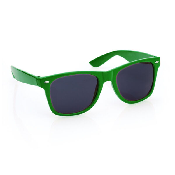 Party zonnebril - groen - plastic - UV400 - verkleedbril