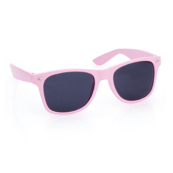 Party zonnebril - roze - plastic - UV400 - verkleedbril