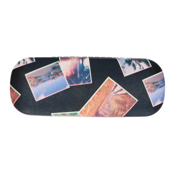 Concorde Brillenkoker/brillen opberghoes Holiday - hard kunststof - donkerblauw - zonnebril hoes