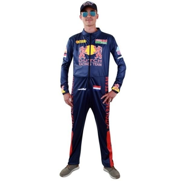 Race coureur verkleed overall voor heren - carnavalskleding