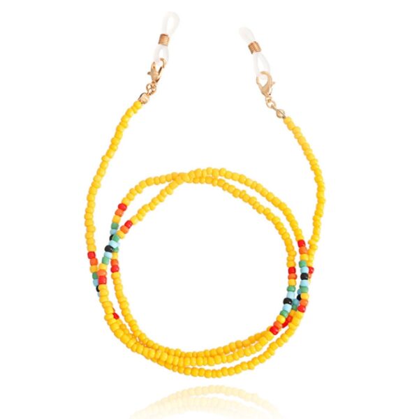 Deja Jewels Geel Bohemian Koord voor Zonnebril of Leesbril