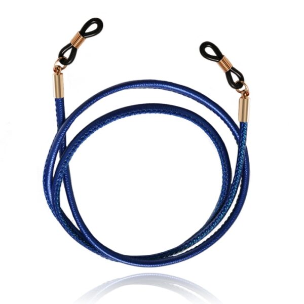 LGT Jewels Donkerblauw PU Leren Koord voor Zonnebril of Leesbril