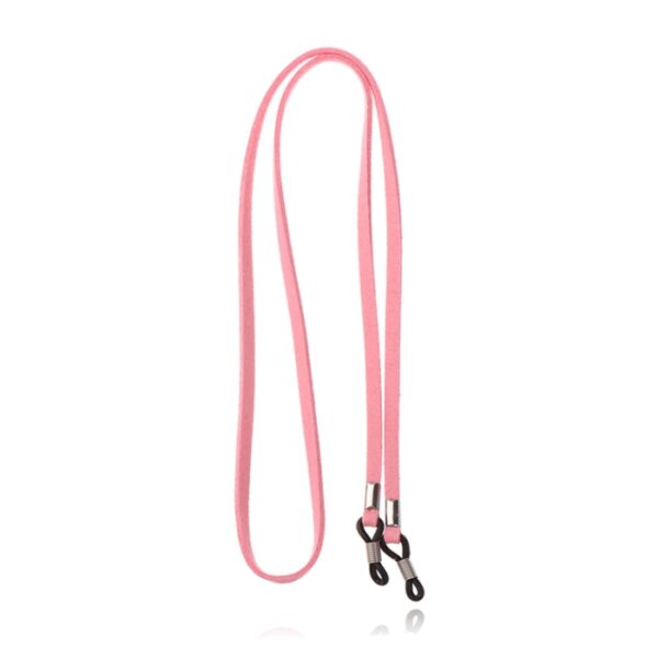LGT Jewels Lichtroze Elastisch PU Leren Koord voor Zonnebril of Leesbril