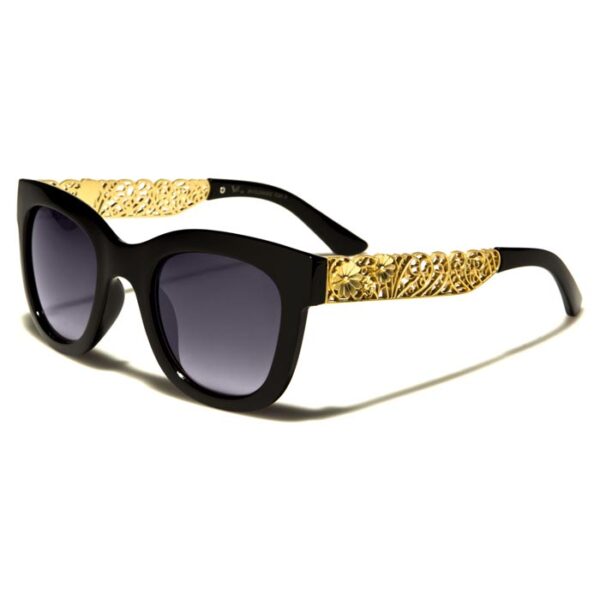 VG Eyewear dames zonnebril Flower Black Gold vg29002