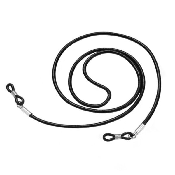 Zwart PU Leren Koord voor Zonnebril of Leesbril - LGT Jewels